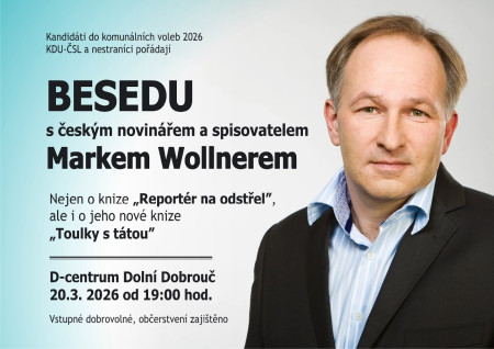 Beseda s Markem Wollnerem 20.3. 19:00
